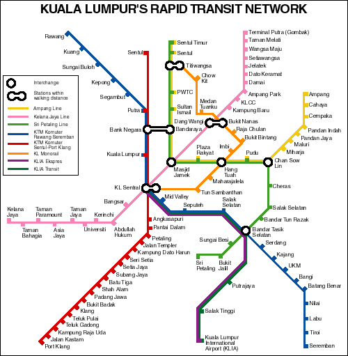 Peta Rute Bus Kereta Api Kuala Lumpur Knowgreenict Bangness Malaysia